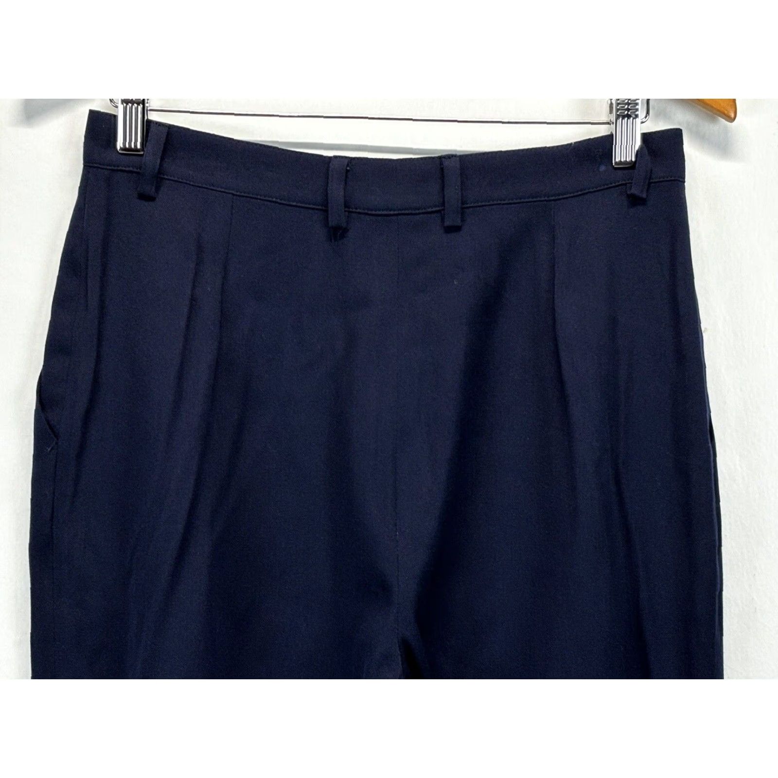 Missoni Vintage Missoni Donna Navy pleated Pants IT 46 US 12 High Waisted Size 34" / US 12 / IT 48 - 4 Thumbnail