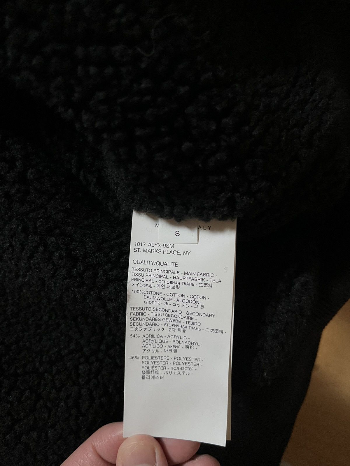 Alyx 1017 Alyx 9SM „feel it“ sherpa lined reversible zip hoodie Size US S / EU 44-46 / 1 - 8 Thumbnail