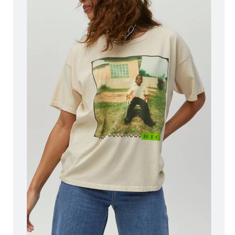 Daydreamer Daydreamer Notorious Young Biggie Tee Dirty White XS Size XS / US 0-2 / IT 36-38 - 5 Thumbnail