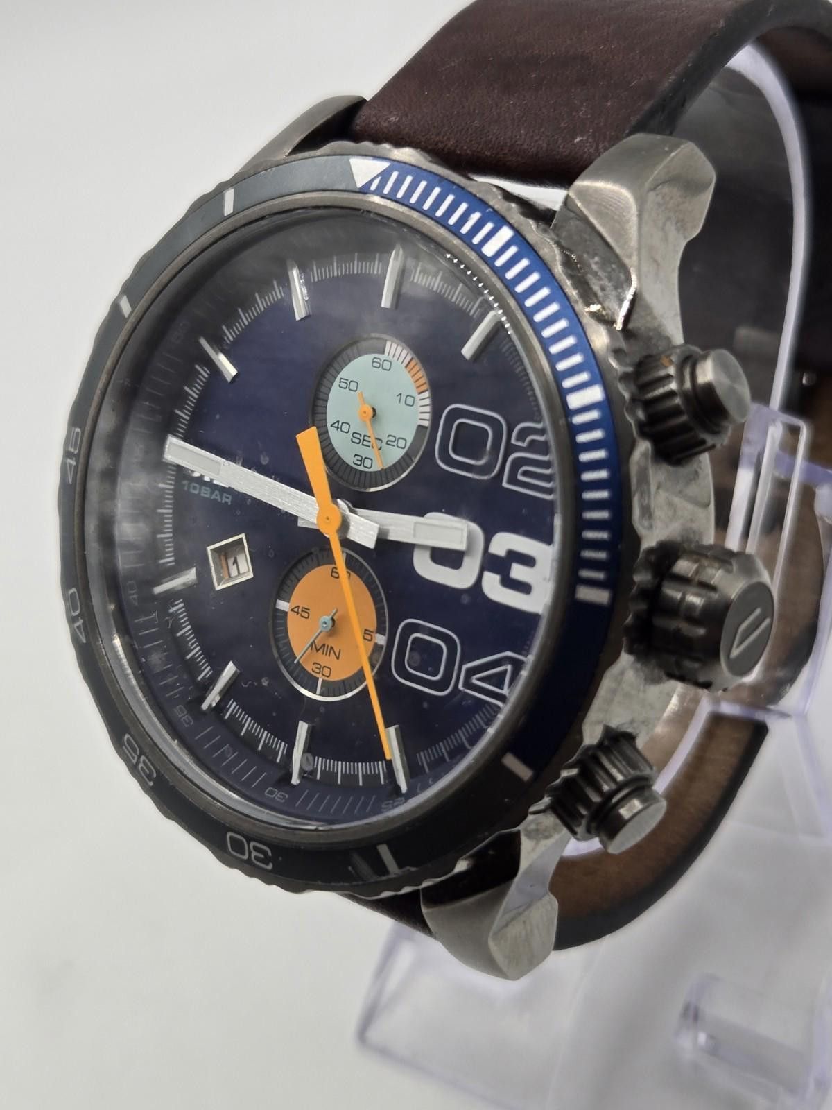 Diesel Diesel Double Down Men's Watch DZ4350. Runs. DEFECT - READ. Size ONE SIZE - 9 Thumbnail
