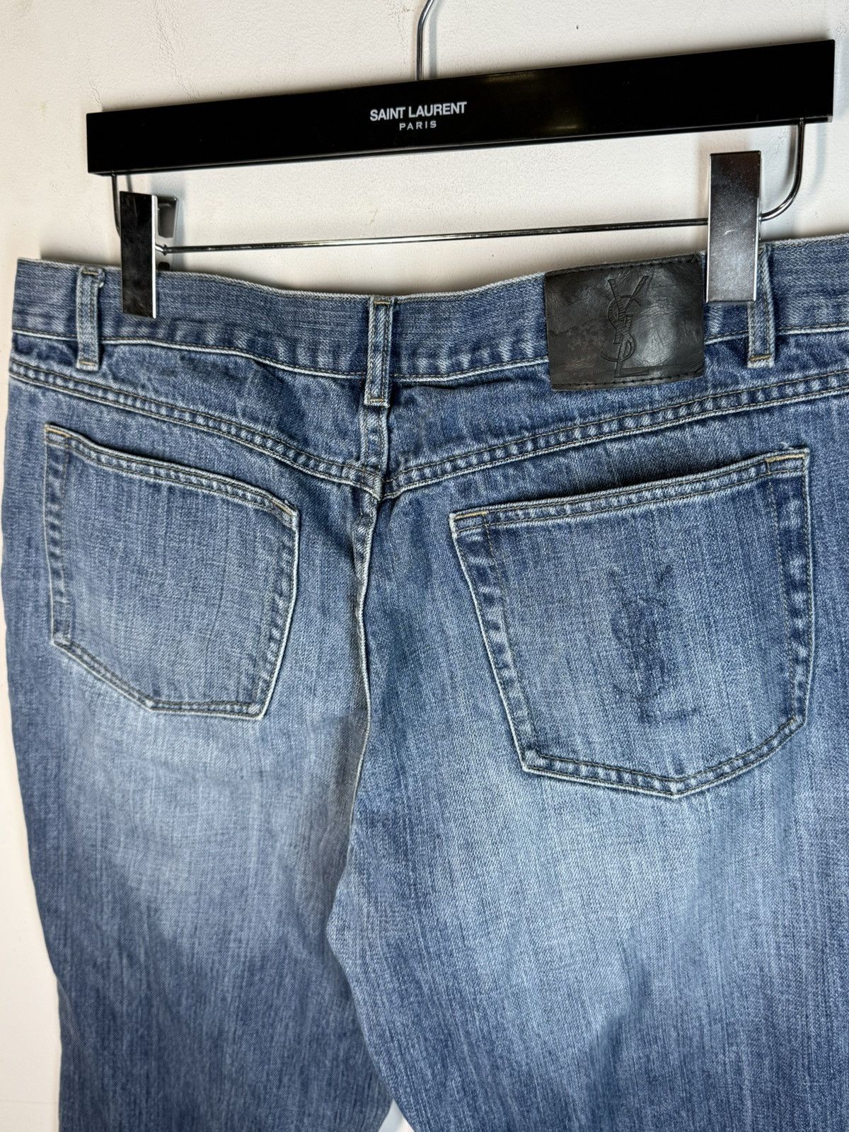 Yves Saint Laurent 36x32 YSL Jeans Denim Pants Size US 36 / EU 52 - 6 Thumbnail