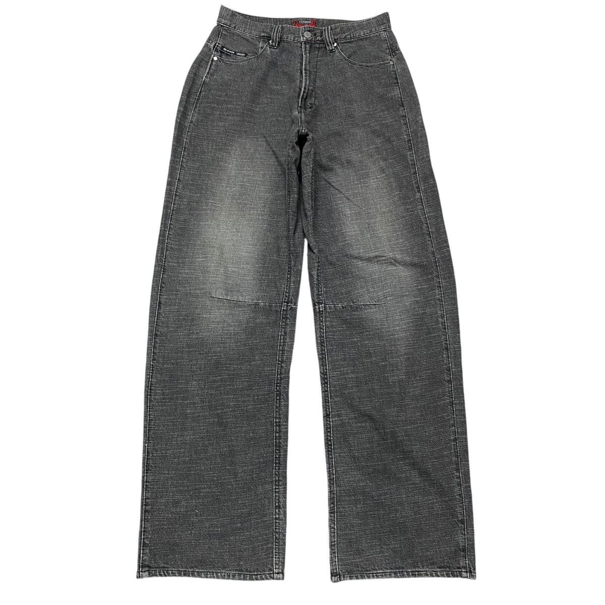 JNCO Vintage Y2K Airwalk Black Denim Baggy Jeans Size US 30 / EU 46 - 2 Thumbnail