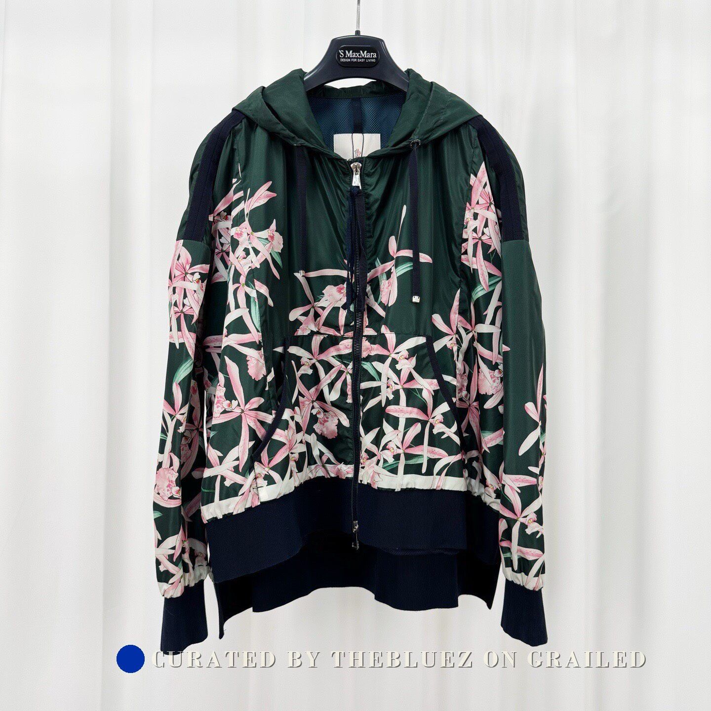 Moncler Moncler Floral Zip Jacket Size M / US 6-8 / IT 42-44 - 1 Thumbnail