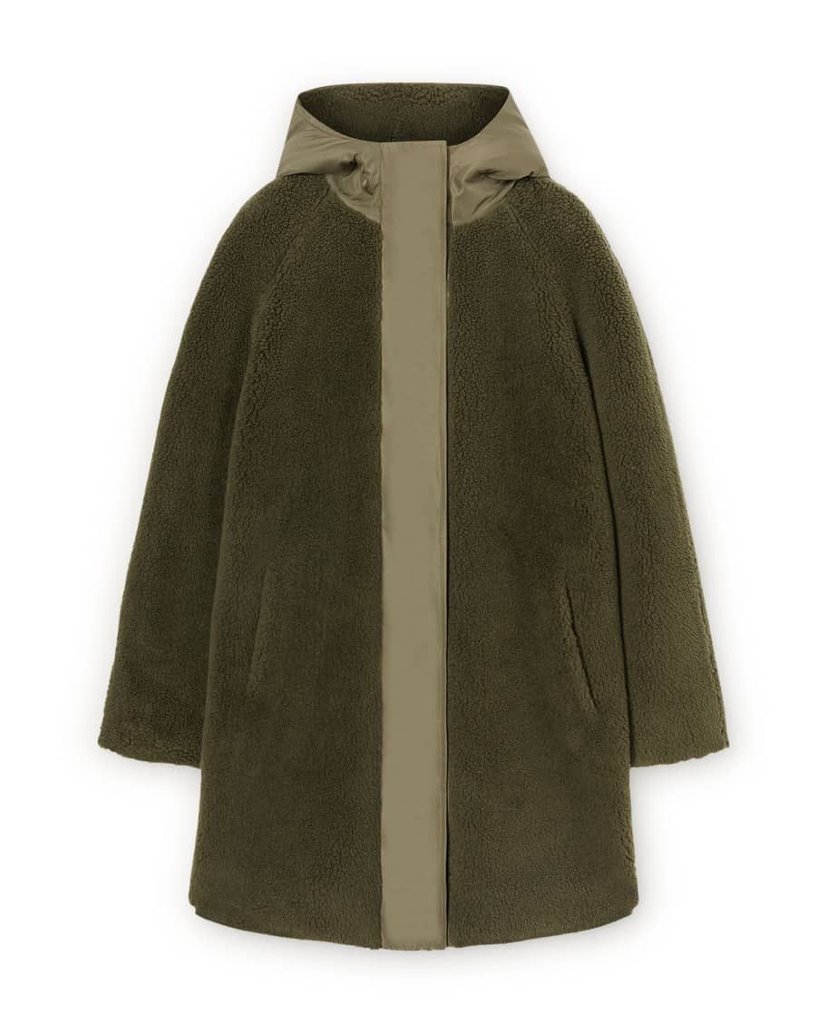 Loro Piana o1srvl11e0824 Reversible Conway Parka Jacket in Green Size L / US 10 / IT 46 - 2 Thumbnail