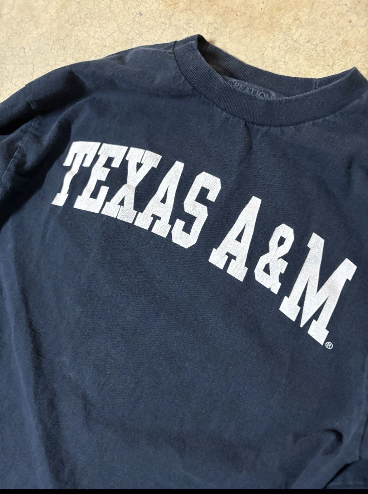 Other Vintage Y2K Texas A&M Long Sleeve Navy Size Medium Size US M / EU 48-50 / 2 - 2 Thumbnail