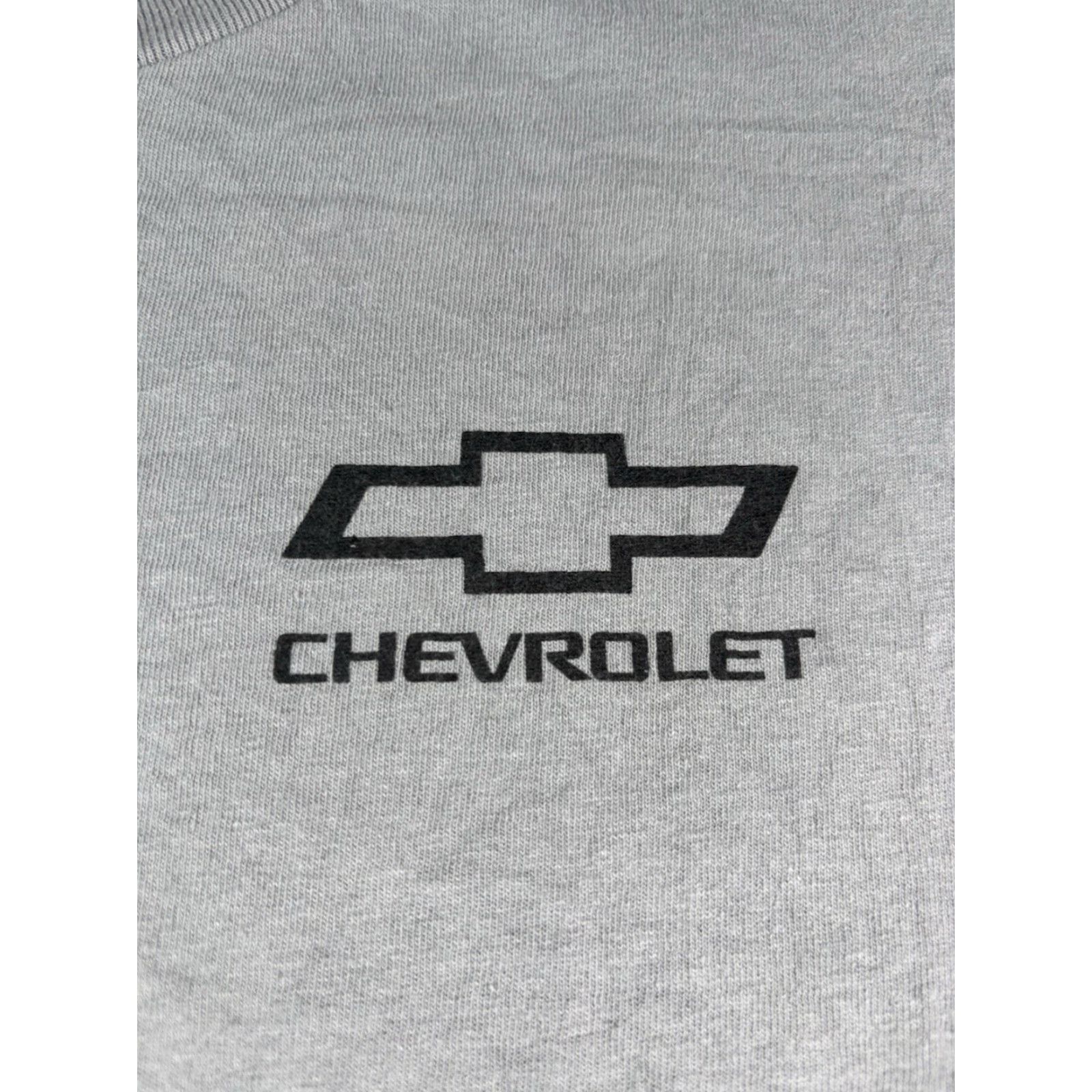 Gildan Gildan Men's T-Shirt Chevy American Strong 2XL Gray Cotton Graphic Tee Cars 90s? Size US XXL / EU 58 / 5 - 6 Thumbnail