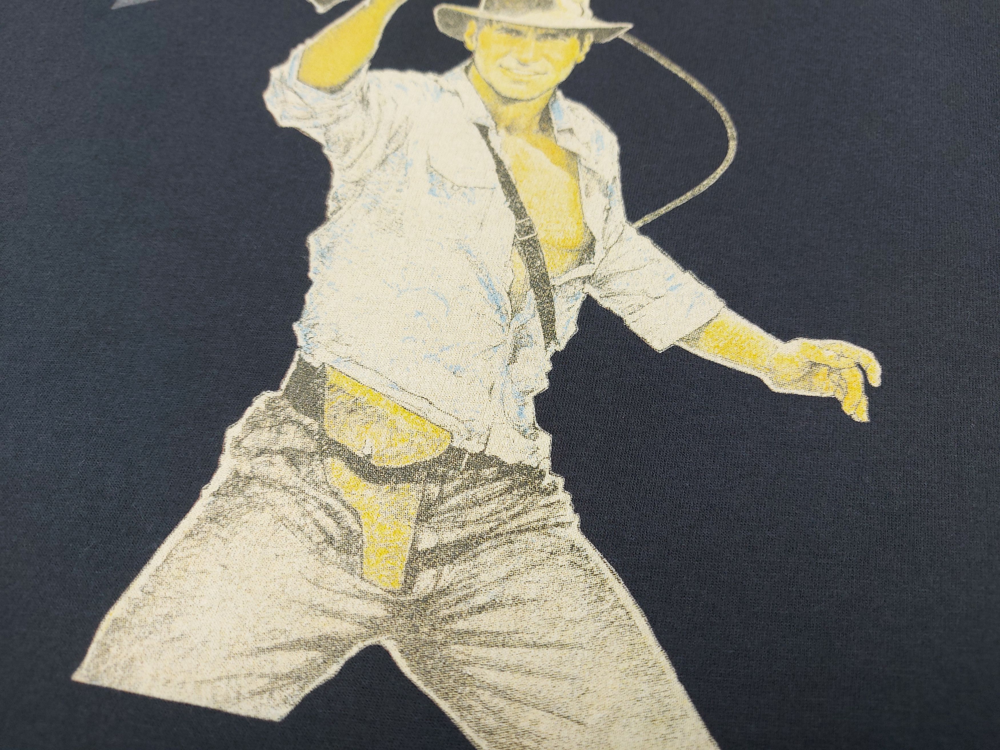 Uniqlo × Vintage Vintage INDIANA JONES X Uniqlo Lucas Film Movie TEE Size US L / EU 52-54 / 3 - 4 Thumbnail