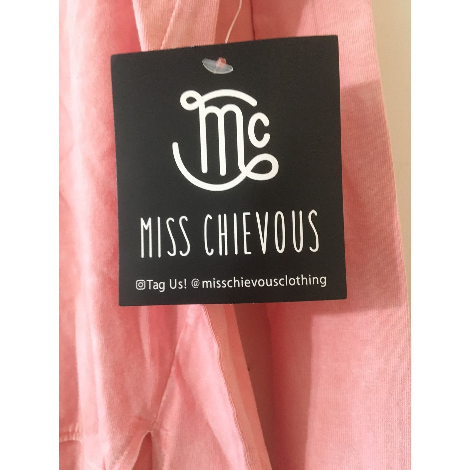 Other NWT Miss Chievous Medium Drop Shoulder Faded Pink Sweatshirt Size M / US 6-8 / IT 42-44 - 5 Thumbnail