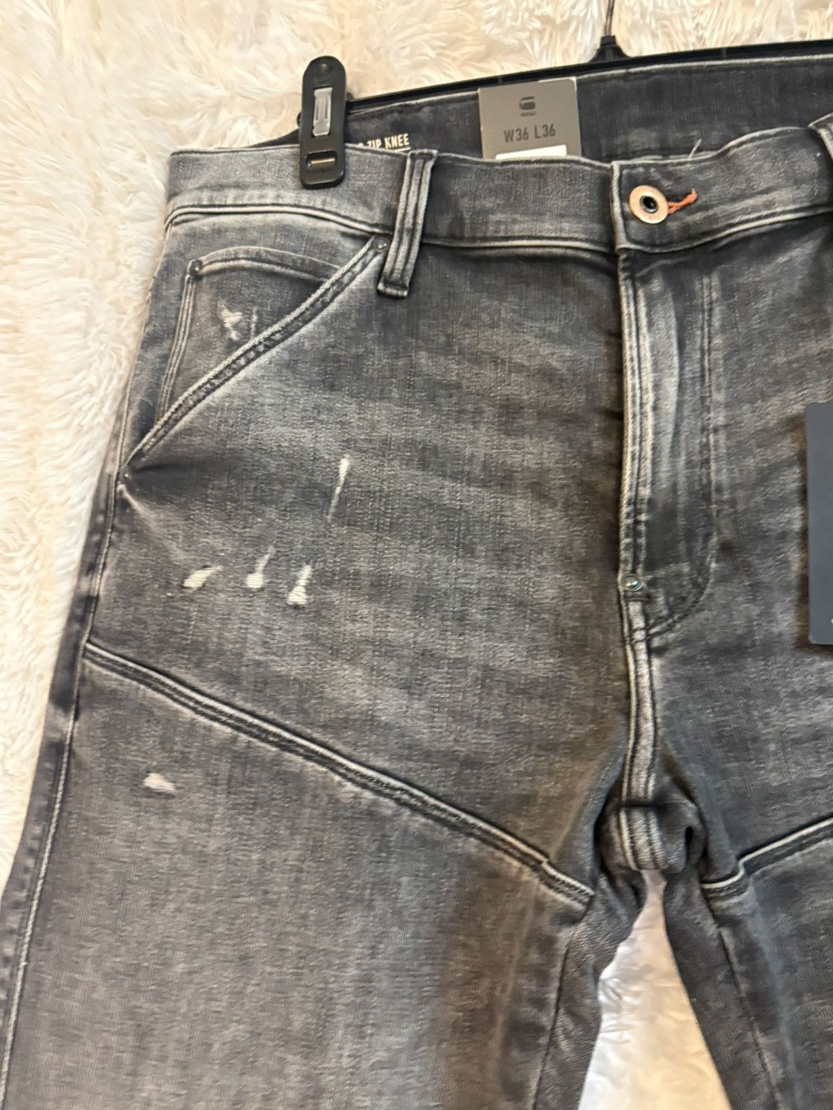 G-Star G-Star Raw 5620 3D Zip Knee Skinny Jeans Size US 36 / EU 52 - 5 Thumbnail