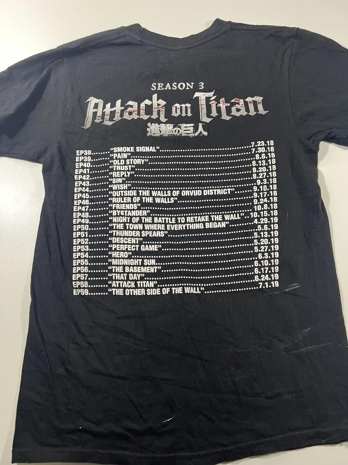 Unknown London Attack on Titan Season 3 Graphic T-Shirt Size US S / EU 44-46 / 1 - 8 Thumbnail