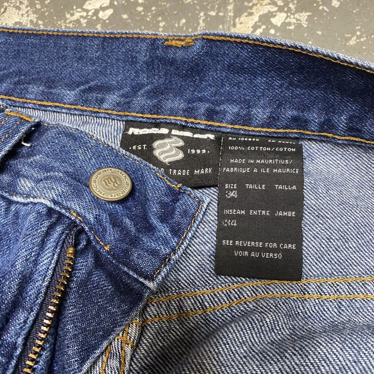JNCO × Rocawear × Vintage Vintage RocaWear Baggy Blue Denim Pants Size US 33 - 7 Thumbnail