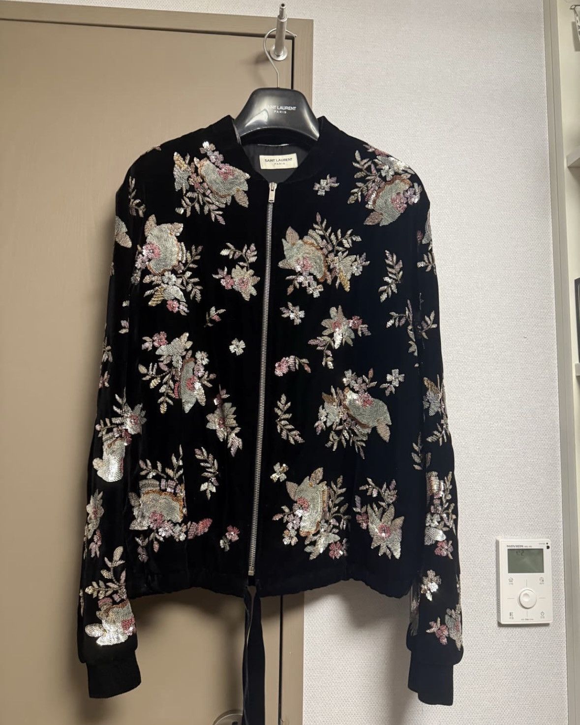 Saint Laurent Paris *rare* 18SS Runway Collection Embroidered Bomber Jacket Size US L / EU 52-54 / 3 - 1 Thumbnail