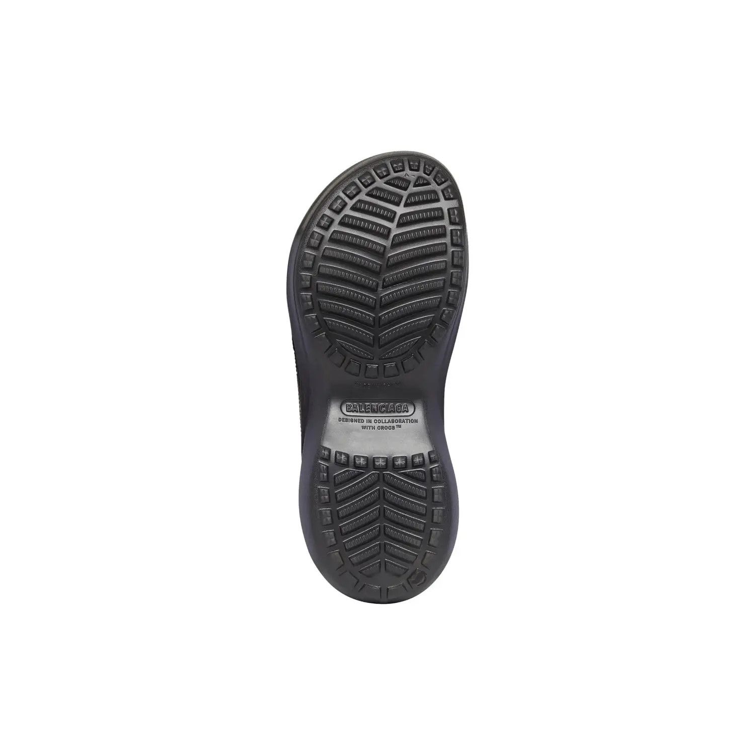 Balenciaga × Crocs o1s1wg110325 Pool Crocs™ Slides Sandals in Black Size US 13 / EU 46 - 6 Thumbnail