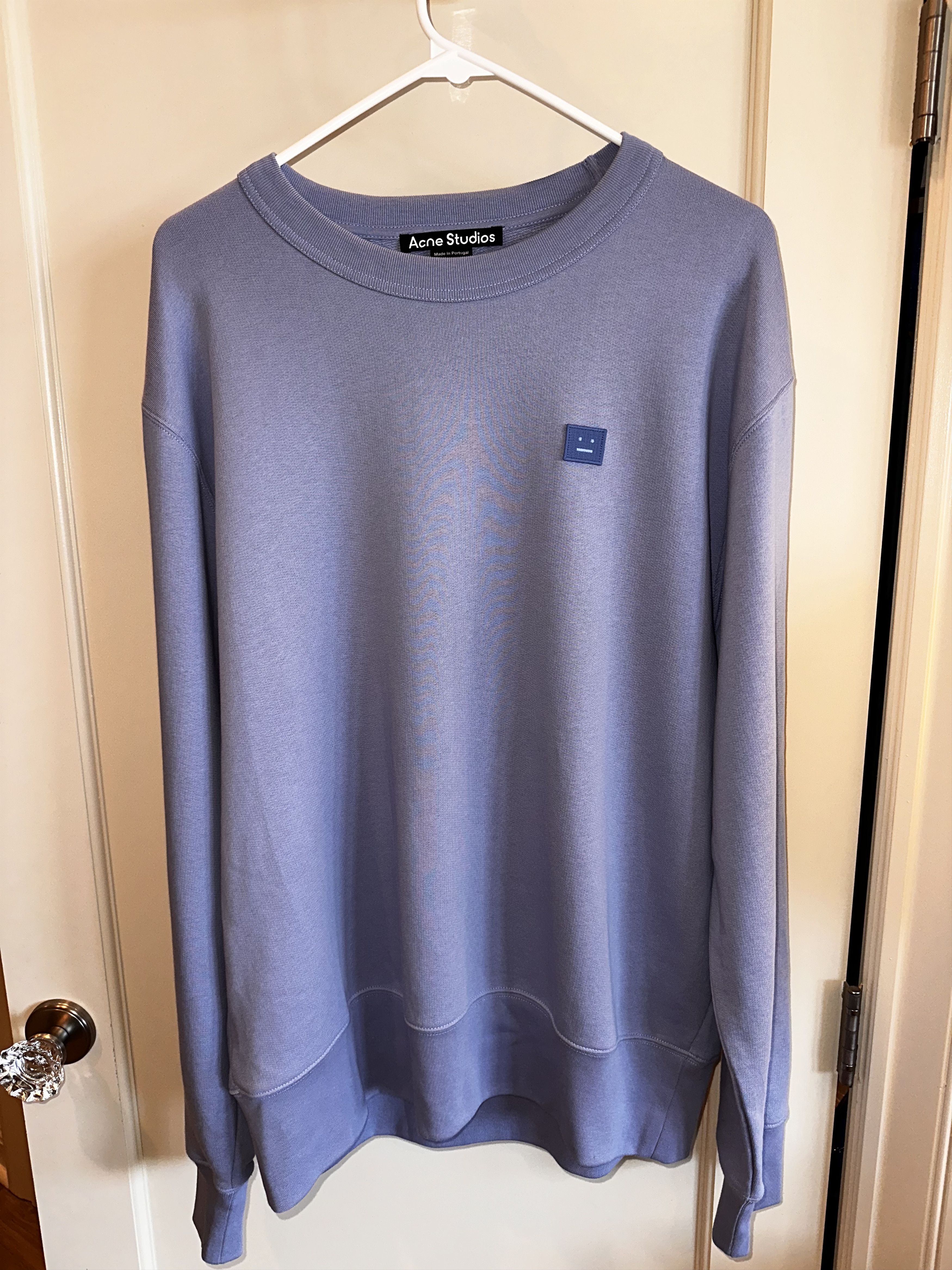 Acne Studios Crew neck sweatshirt, Pale Purple Size US XL / EU 56 / 4 - 5 Thumbnail