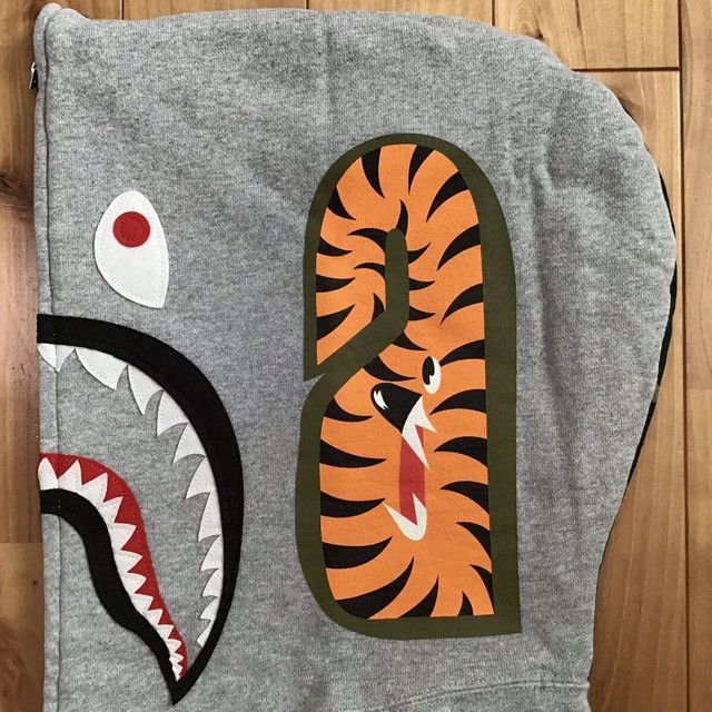 Bape × Nigo BAPE woodland camo Shark full zip hoodie a bathing ape NIGO Size US M / EU 48-50 / 2 - 5 Thumbnail