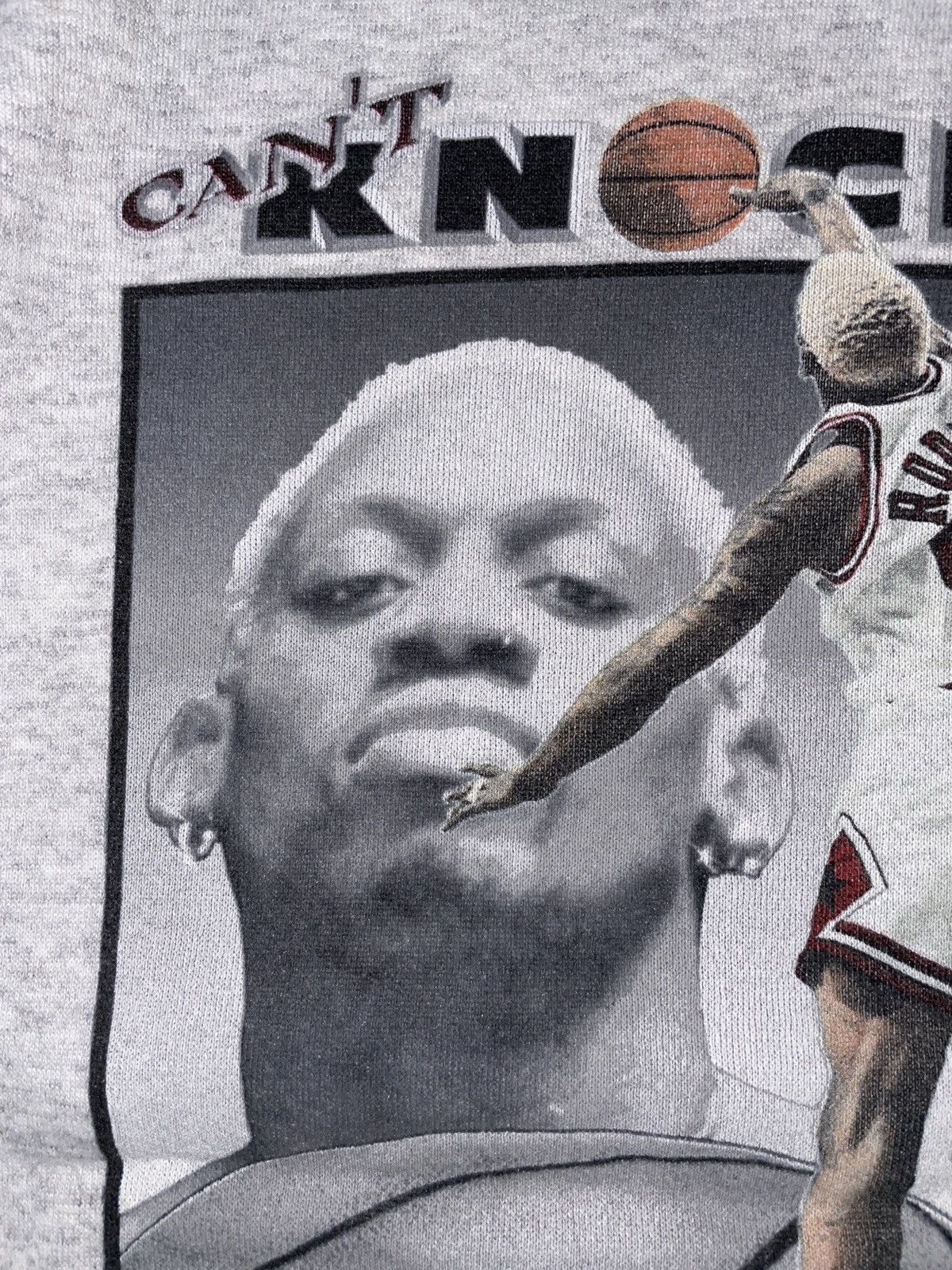 Converse Vintage 90s Converse x Dennis Rodman "Cant Knock the Hustle" Size US L / EU 52-54 / 3 - 5 Thumbnail