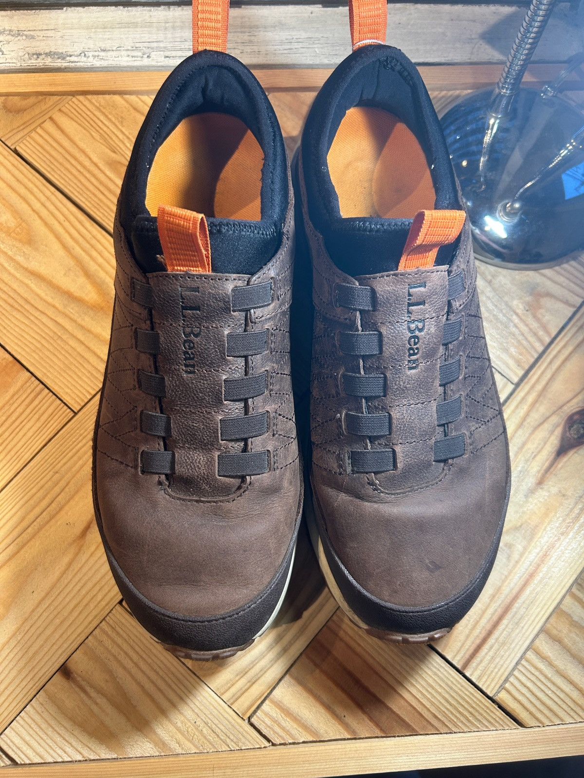 Vintage L.L.Bean Tech Slip-On Hiking Shoes w/ Vibram Sole Size US 10.5 / EU 43-44 - 5 Thumbnail