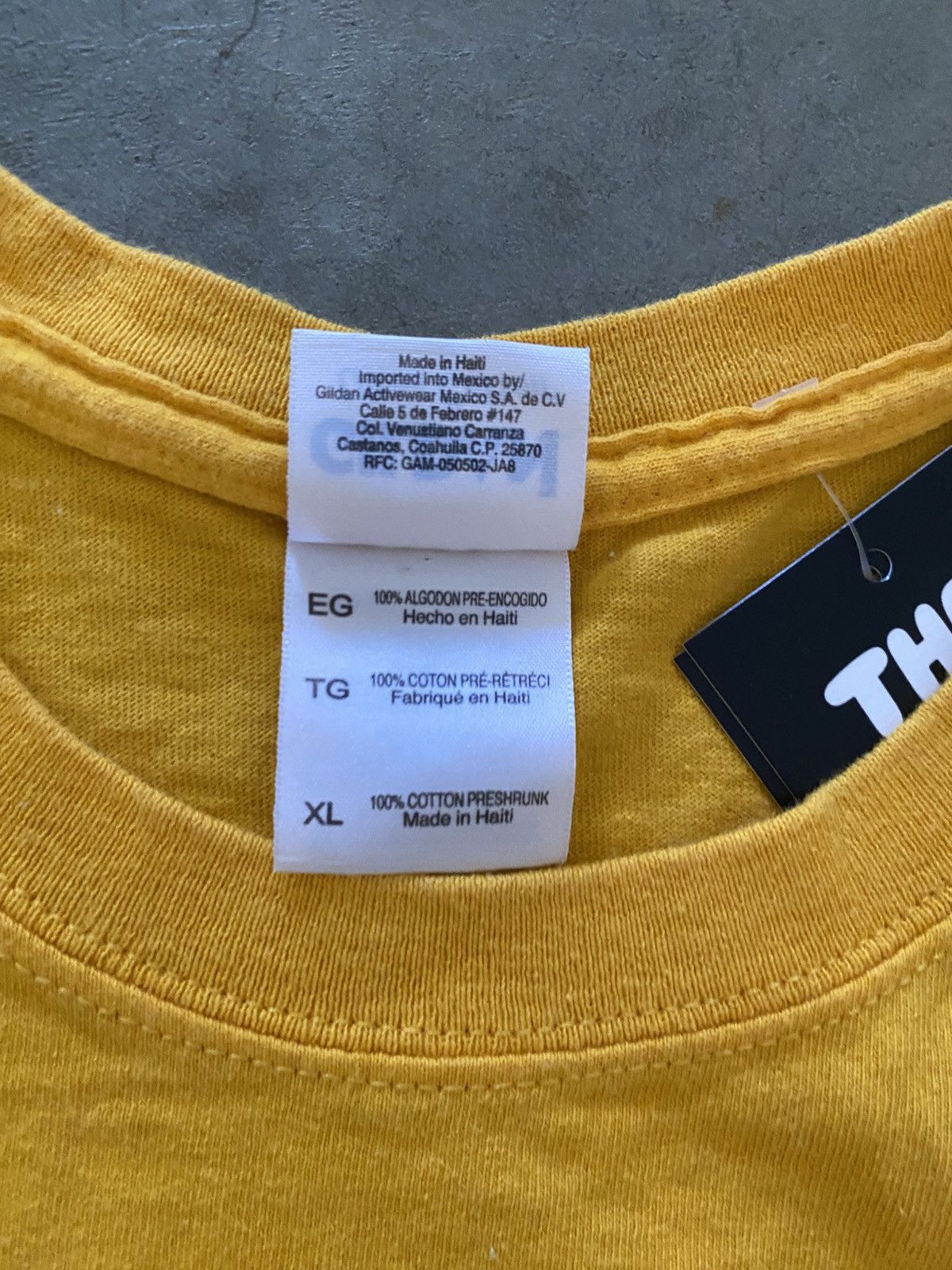Vintage Vintage Los Angeles Lakers Gold Tee Size US XL / EU 56 / 4 - 3 Thumbnail
