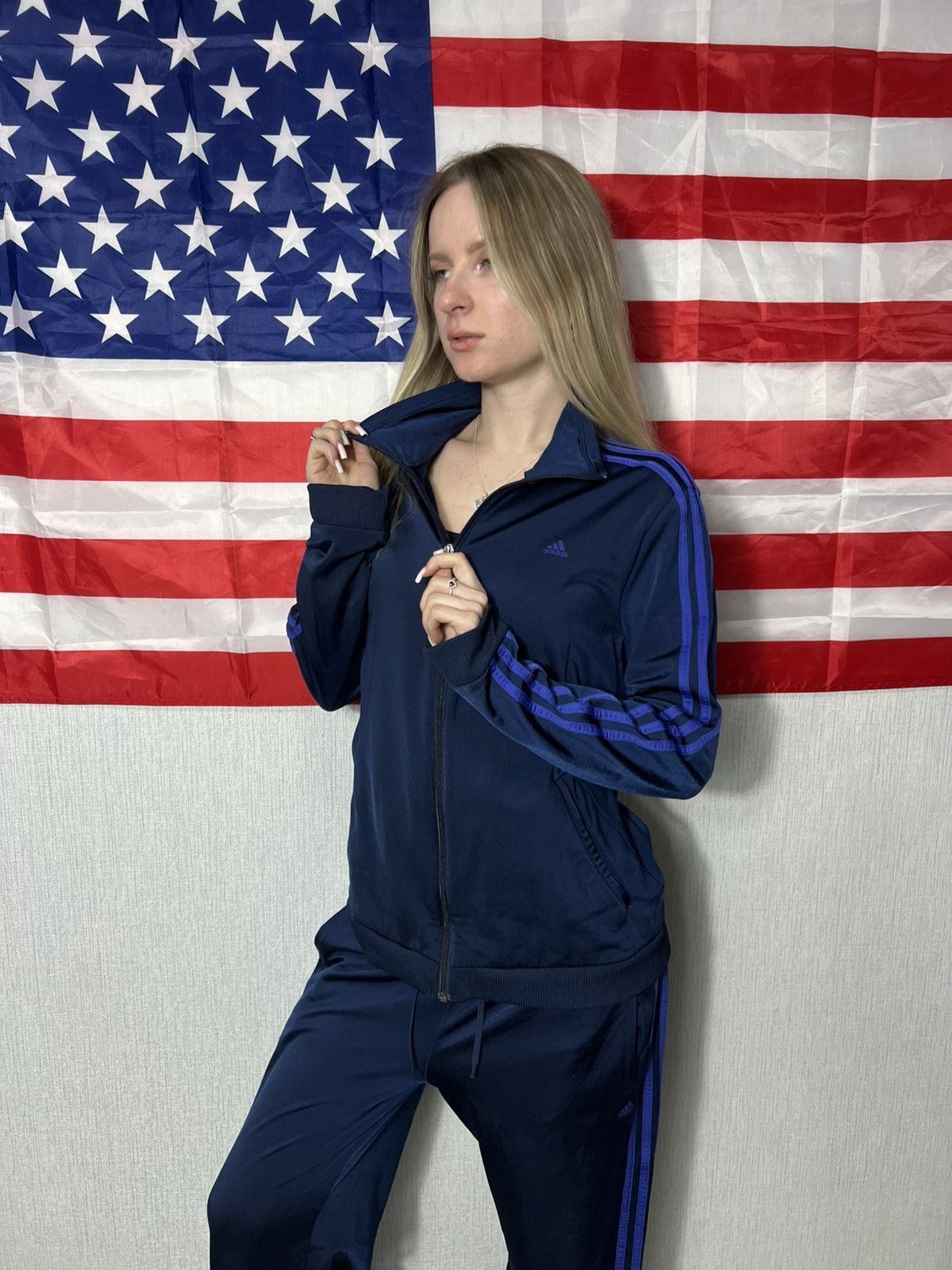 Adidas Crazy Vintage Adidas Track Suit Y2k Hysteric Glamour 00s Size M / US 6-8 / IT 42-44 - 2 Thumbnail
