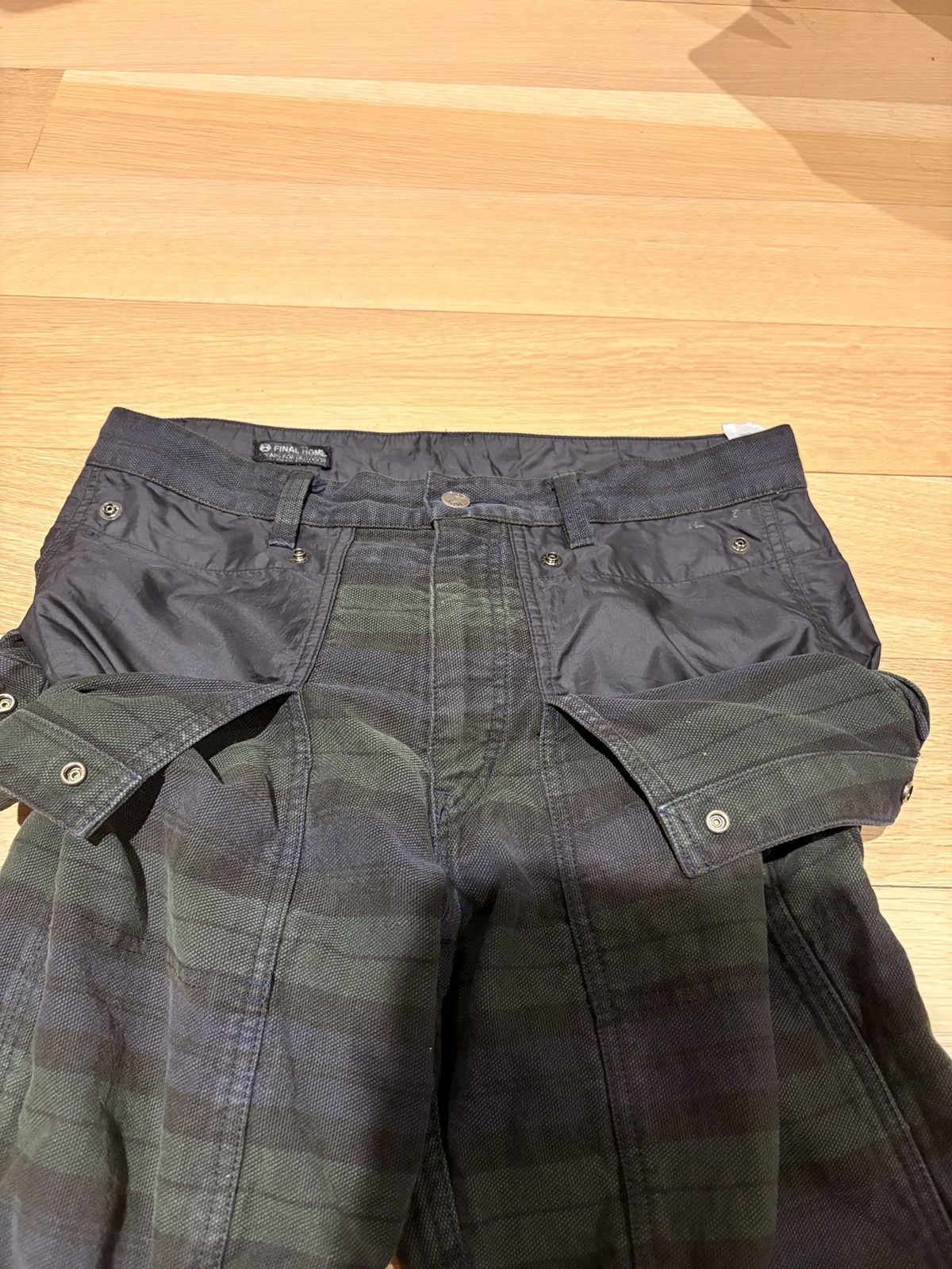Final Home Final home striped double waisted pants Size US 32 / EU 48 - 6 Thumbnail