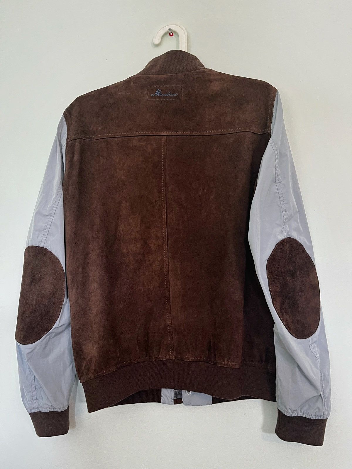 Moschino Moschino Suede Leather Varsity Bomber Jacket Made In Italy Size US S / EU 44-46 / 1 - 2 Thumbnail
