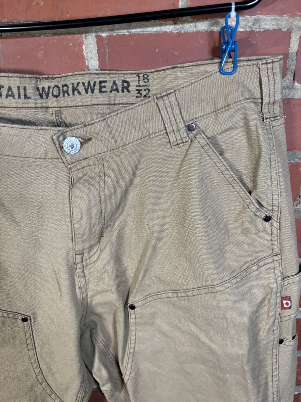 Other DOVETAIL Work Pants Anna Taskpant Canvas 18/32, R 37x31.5 Size 37" - 3 Thumbnail