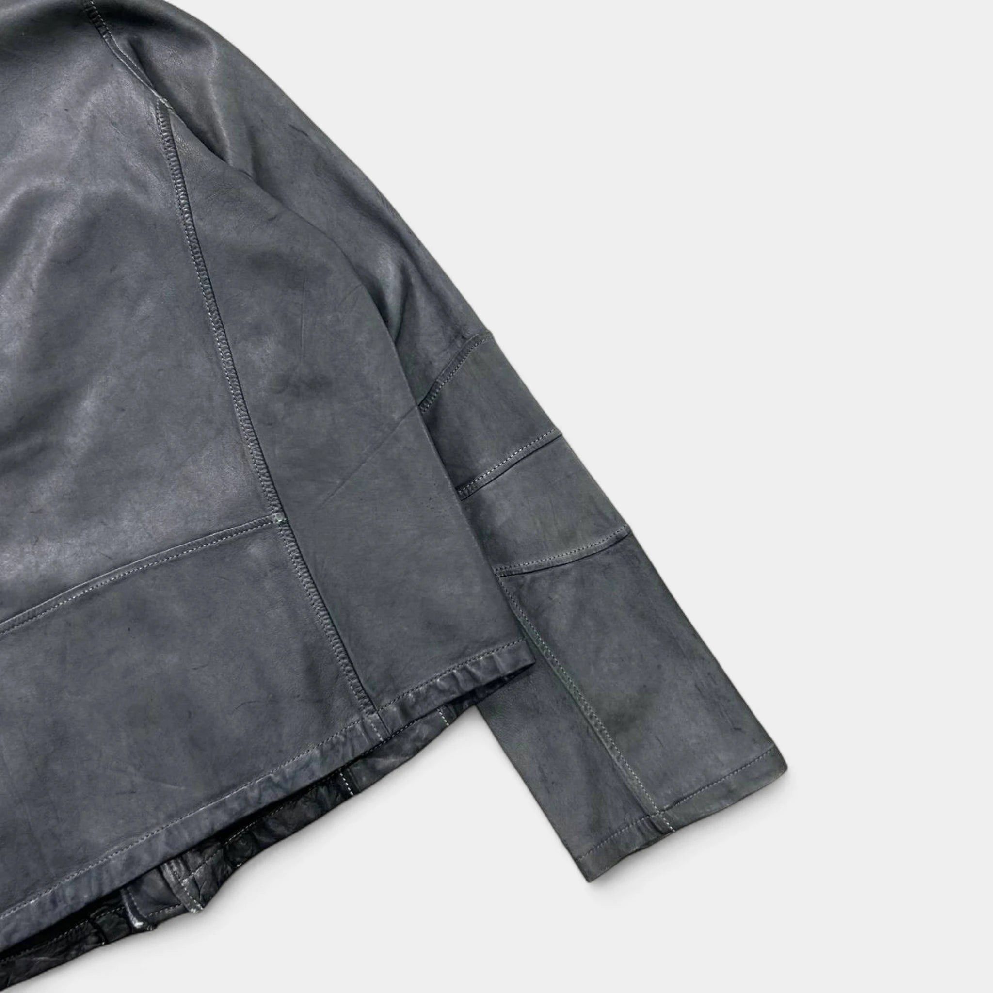Armani Armani Jeans 2000s Elegant Sport Ovine Leather Jacket Size US XL / EU 56 / 4 - 7 Thumbnail