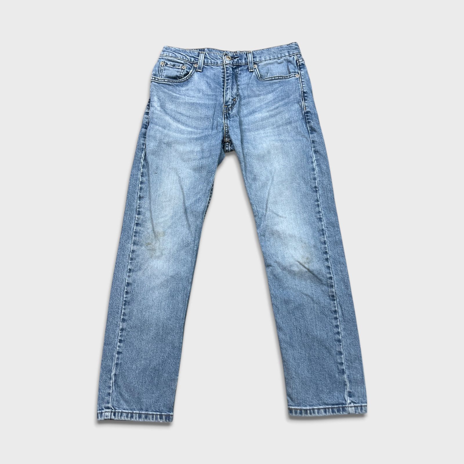 Levi's × Vintage Levi's 502 Jeans 30x30 Regular Taper Fit Faded Denim Pants Size US 30 / EU 46 - 1 Thumbnail