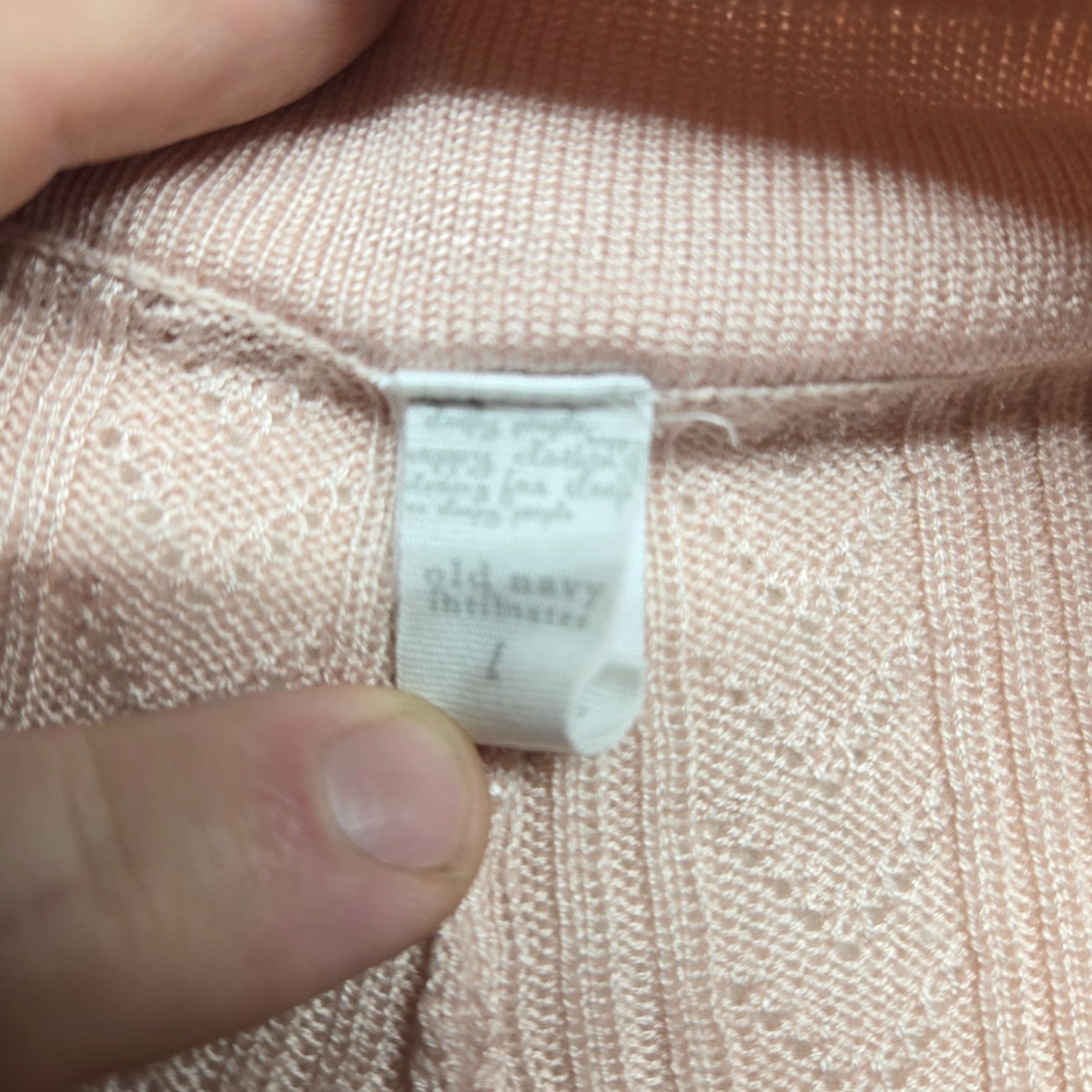 Old Navy Old Navy Pink Waffle Knit Lounge Joggers Pants Adult Women's L Large Size 36" / US 14 / IT 50 - 4 Thumbnail