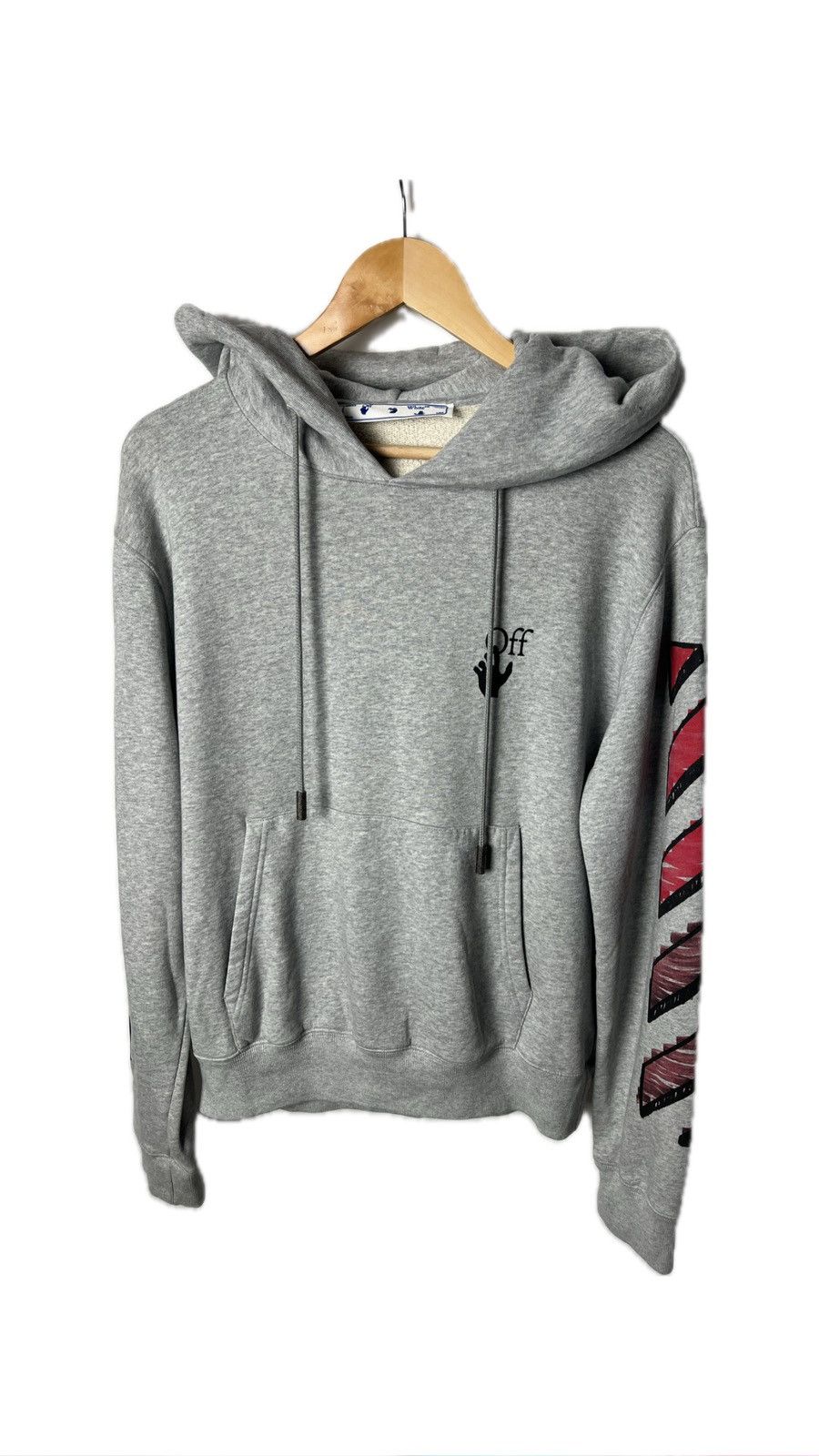 Off-White Off-white gray hoodie Size US M / EU 48-50 / 2 - 1 Thumbnail