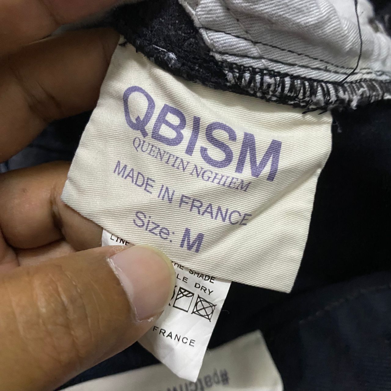 Levi's Vintage Levis QBISM Pour Edifice Patchwork Denim Size US 31 - 14 Thumbnail