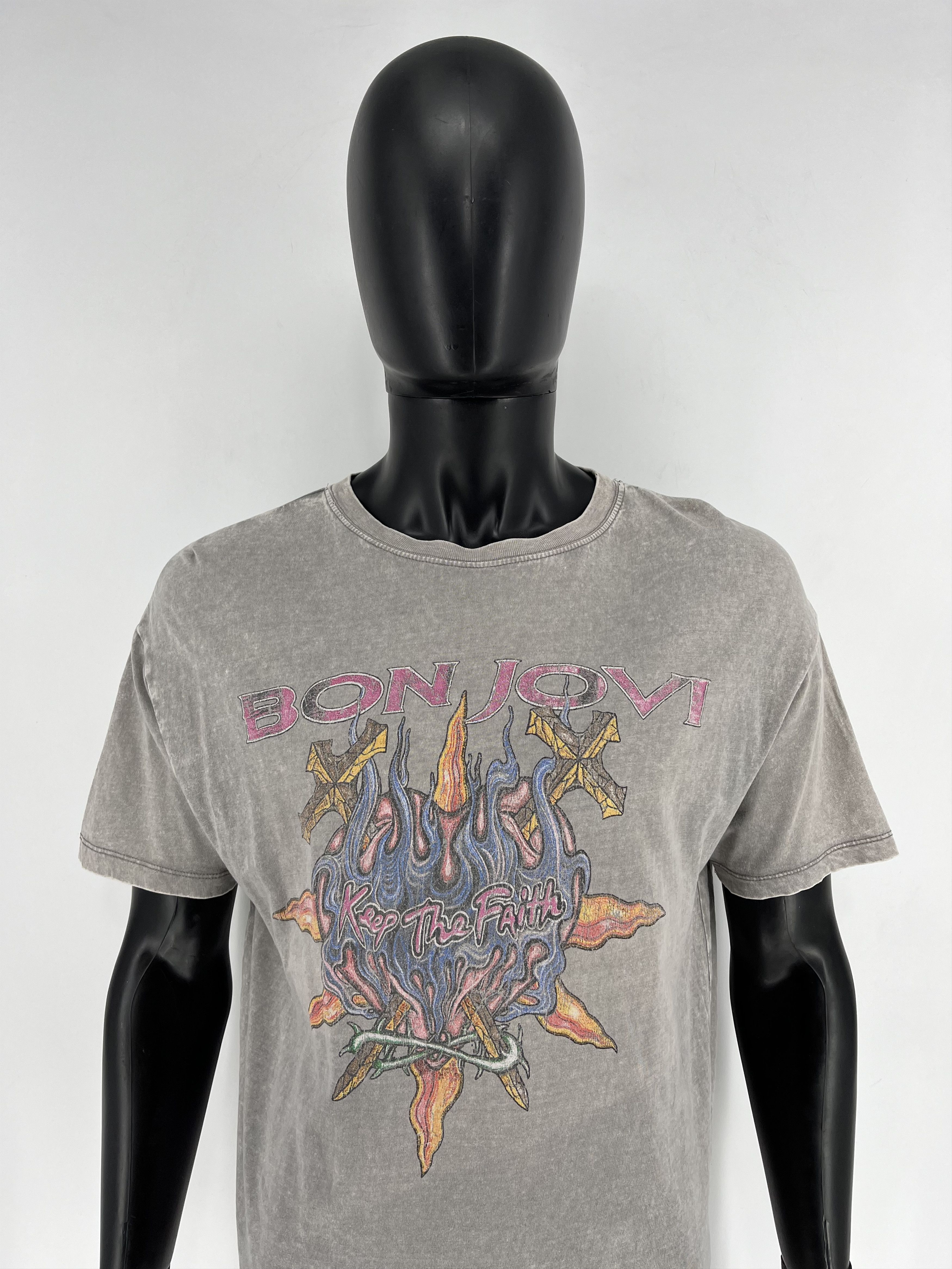 Band Tees × Vintage Faded Bon Jovi The Circle Tour Band Tee Size M Size US M / EU 48-50 / 2 - 1 Thumbnail