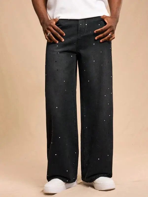 Jean Kubota x Fuka Gems Y2k Denim Jeans Loose Fit Size US 32 / EU 48 - 6 Thumbnail