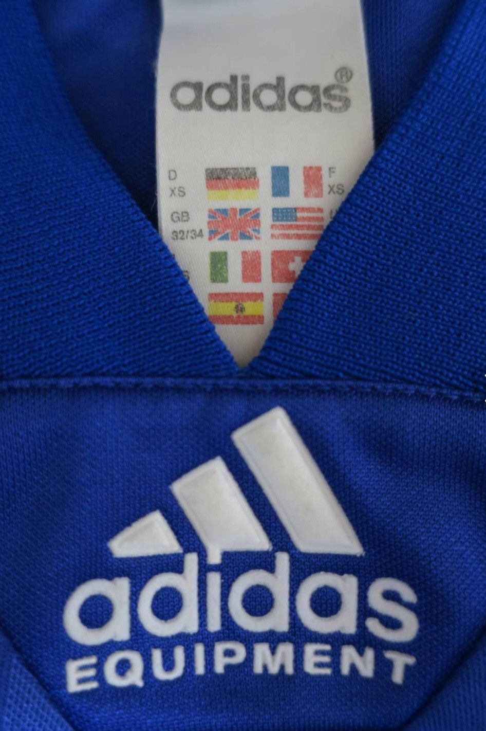 Adidas Vintage | 1992-1994 | France (Home) Jersey Size US XS / EU 42 / 0 - 7 Thumbnail