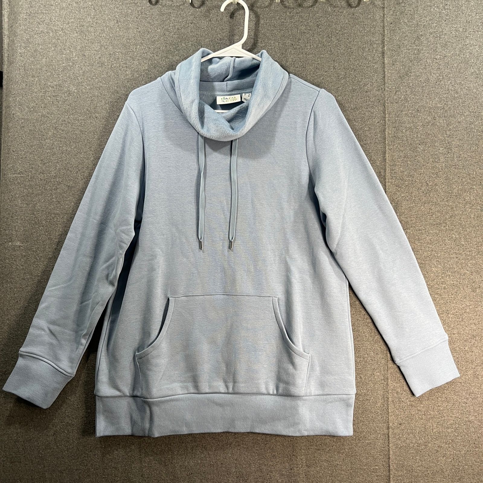 Denim & Co. Denim & Co. Active Lush-Lined Cowl-Neck Sweatshir Size S / US 4 / IT 40 - 1 Thumbnail