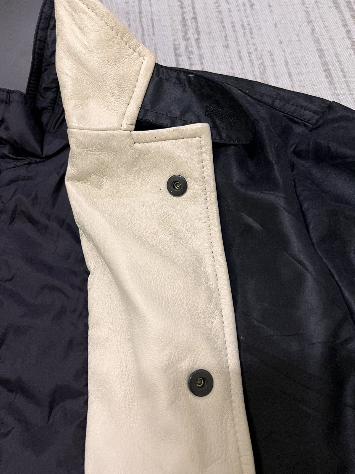 Emporio Armani × Giorgio Armani Lampo zip Giorgio armani leather jacket Size US L / EU 52-54 / 3 - 12 Thumbnail