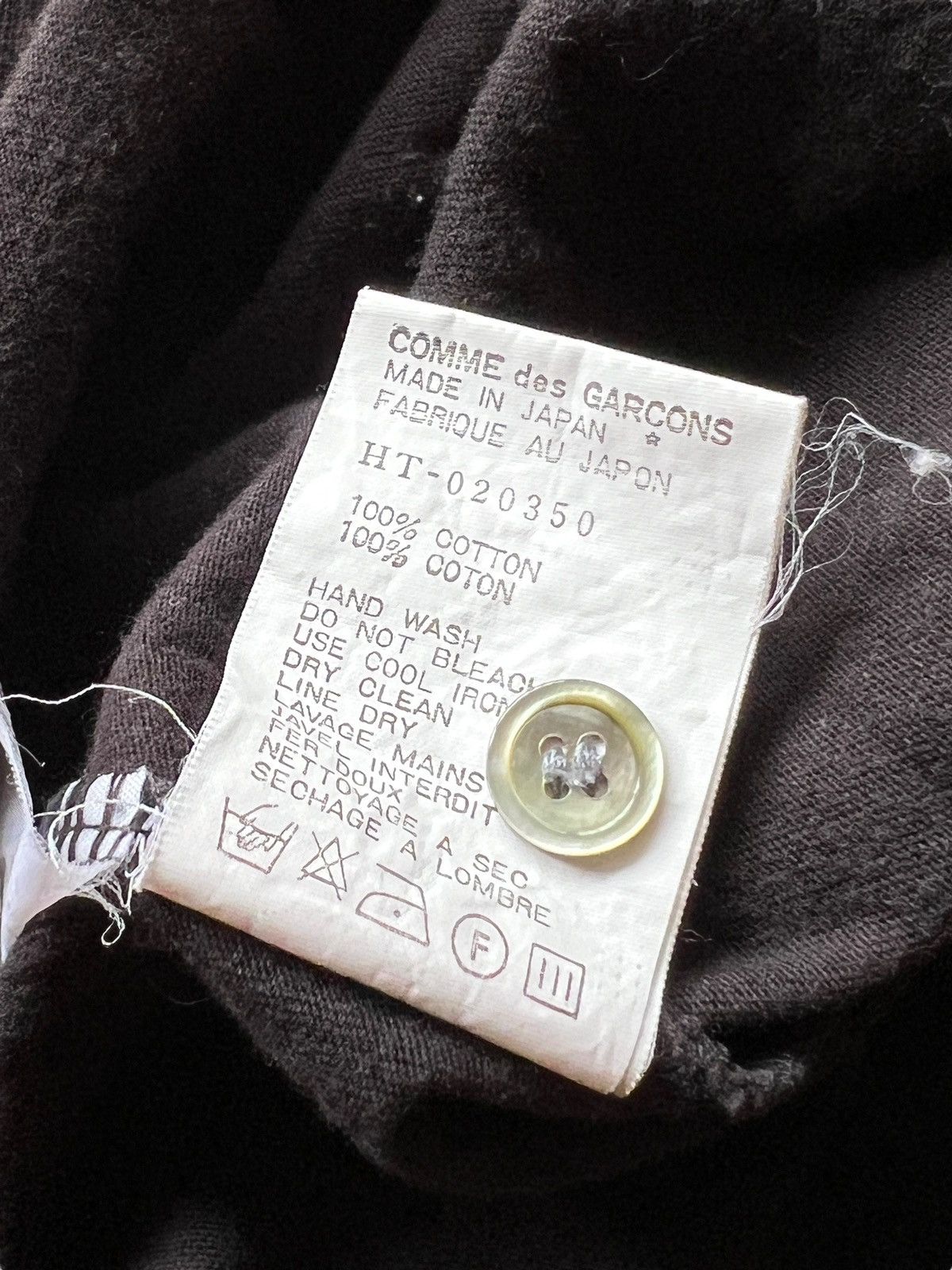 Comme des Garcons Homme 1990 Comme des Garçons Homme Staff Polo Shirt Size US L / EU 52-54 / 3 - 13 Thumbnail
