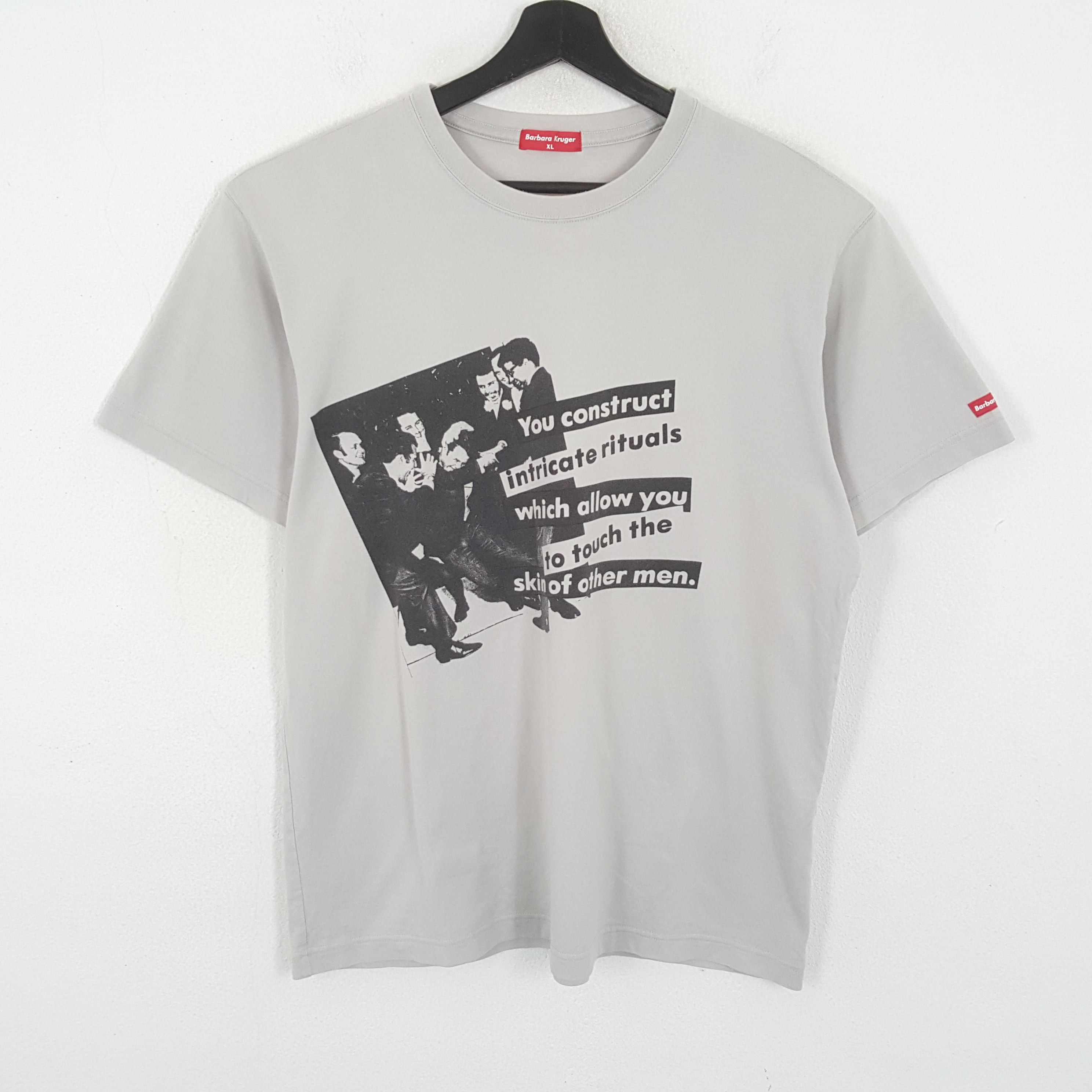 Barbara Kruger × Japanese Brand × Vintage BARBARA KRUGER X Japanese Brand Streetwear Style Tshirt Size US L / EU 52-54 / 3 - 1 Thumbnail