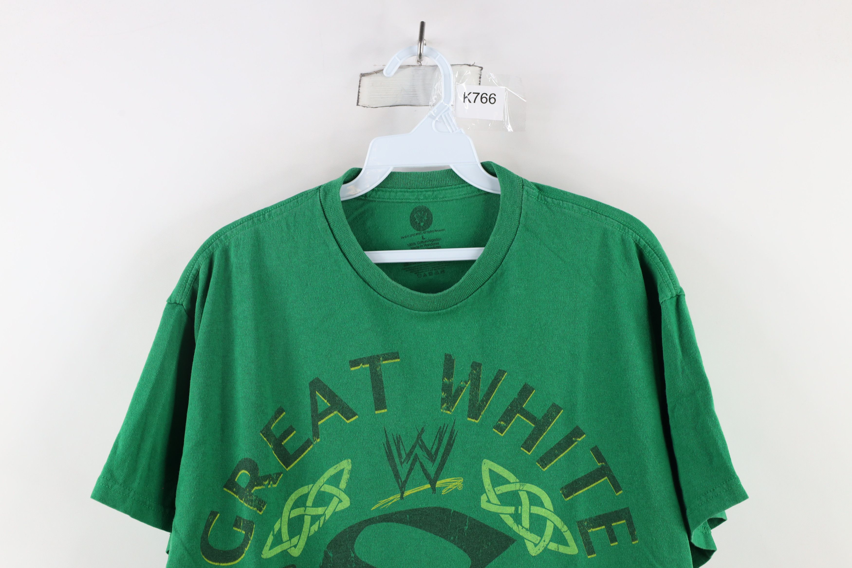 Vintage Vintage WWE White Sheamus Wrestling Short Sleeve T-Shirt Size US L / EU 52-54 / 3 - 2 Thumbnail