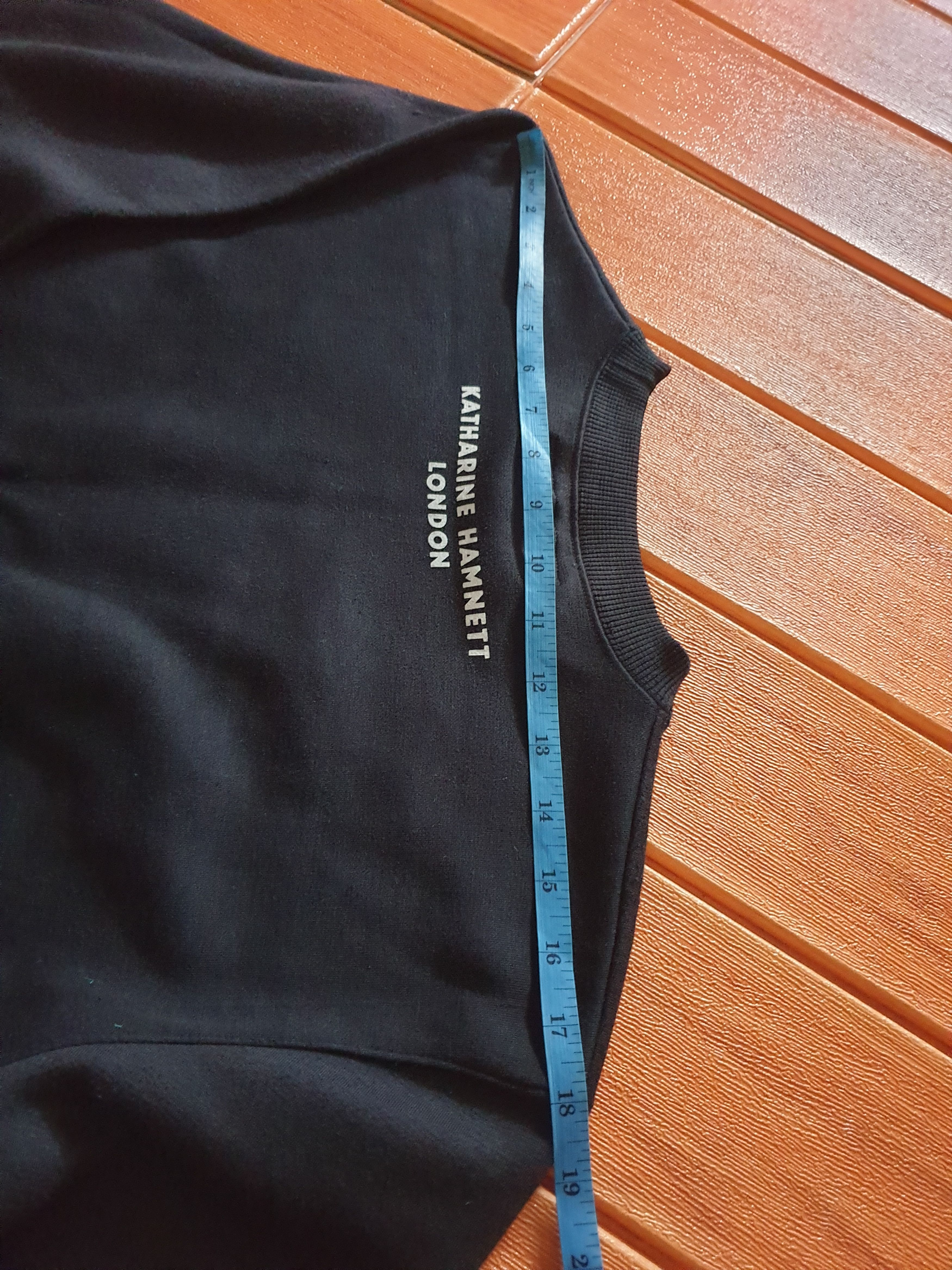Japanese Brand 💥Katherine hammett black colour shirt Size US M / EU 48-50 / 2 - 8 Thumbnail