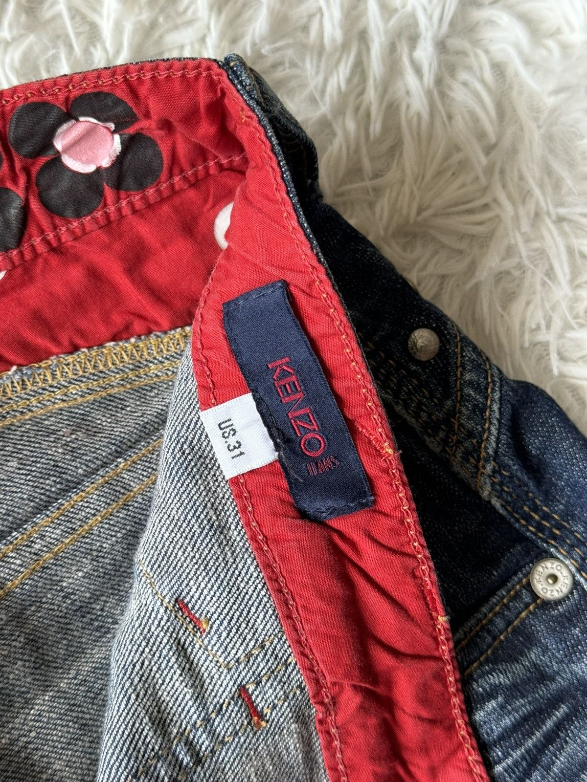 Kenzo Kenzo Vintage Japanese Denim Jeans Size US 31 - 9 Thumbnail