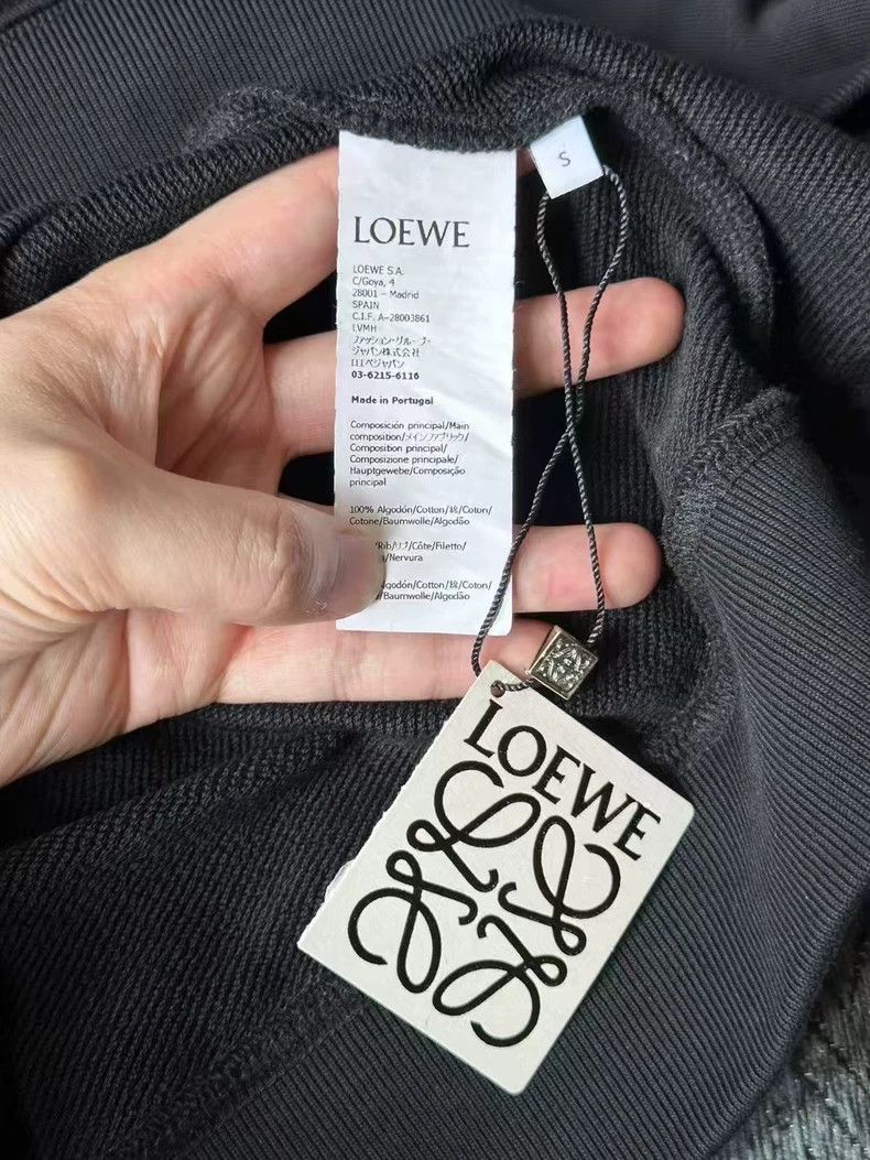 Loewe LOEWE Black leather hoodie Size M / US 6-8 / IT 42-44 - 4 Thumbnail