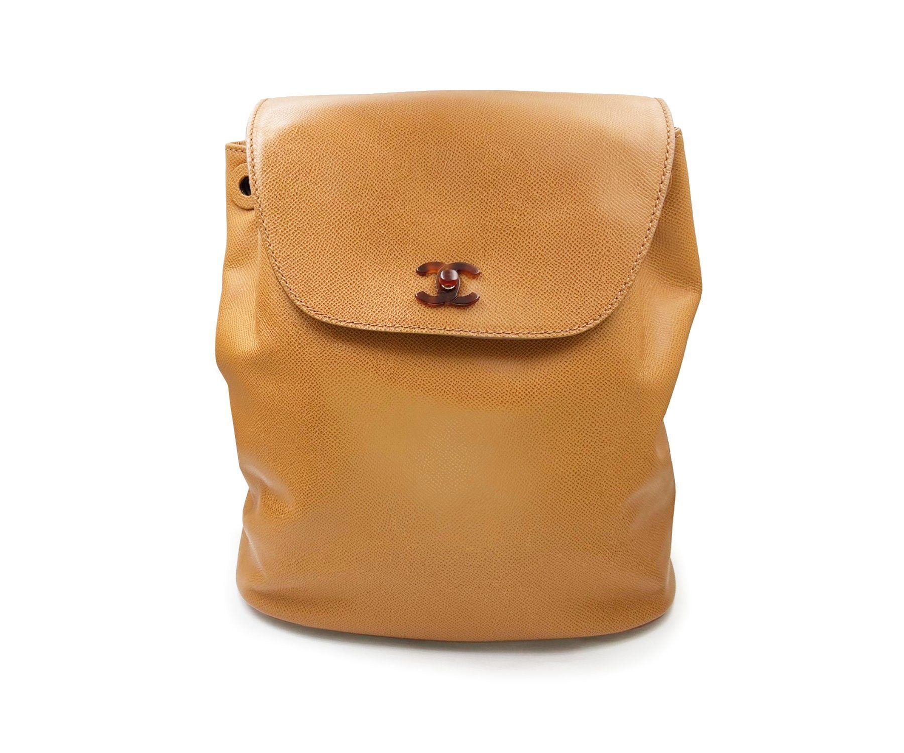Chanel Chanel New Vintage Brown Caviar Faux Tortoiseshell Backpack Size ONE SIZE - 1 Thumbnail