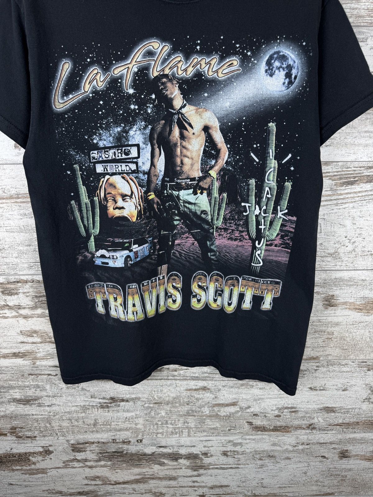 Band Tees × Rap Tees × Travis Scott Mens Vintage Travis Scott T-shirt rare tee rap size M Size US M / EU 48-50 / 2 - 3 Thumbnail