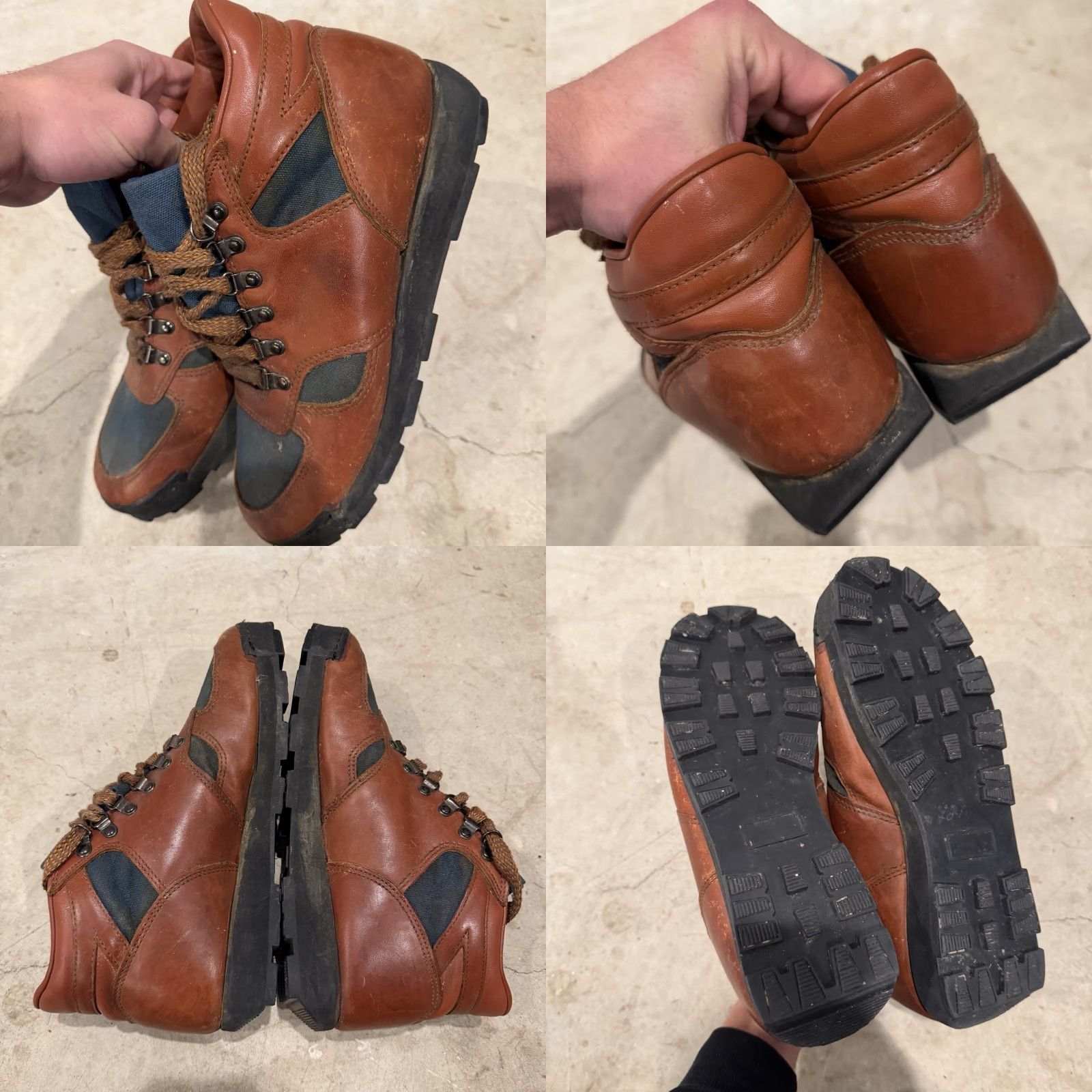 Sears VINTAGE Sears And Roebuck Hiking Boots Mens 10D Brown 84404-670 Boots Mens 10D Brown Sears 84404-670 Size US 10 / EU 43 - 8 Thumbnail