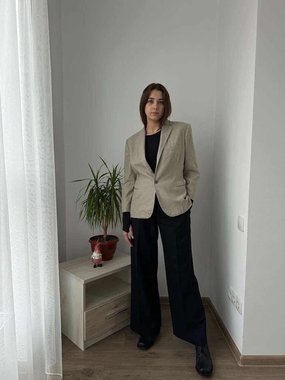 Polo Ralph Lauren × Vintage Vintage Polo Ralph Lauren Merino Wool Women’s White Blazer Size M / US 6-8 / IT 42-44 - 8 Thumbnail