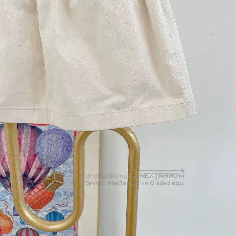 Hermes Hermes Beige skirt Size 42" / US 20 - 4 Thumbnail