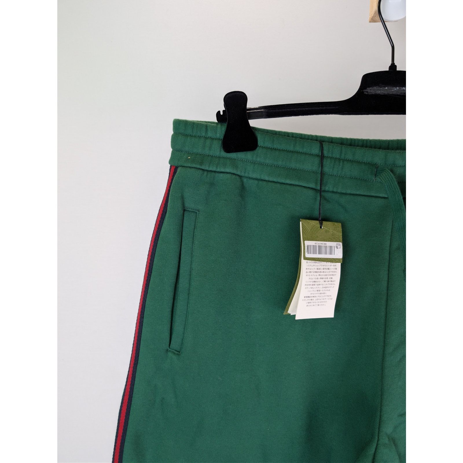 Gucci o1rshd1 Cotton Jersey Jogging Pants with Web Stripe in Green Size US 40 / EU 56 - 6 Thumbnail