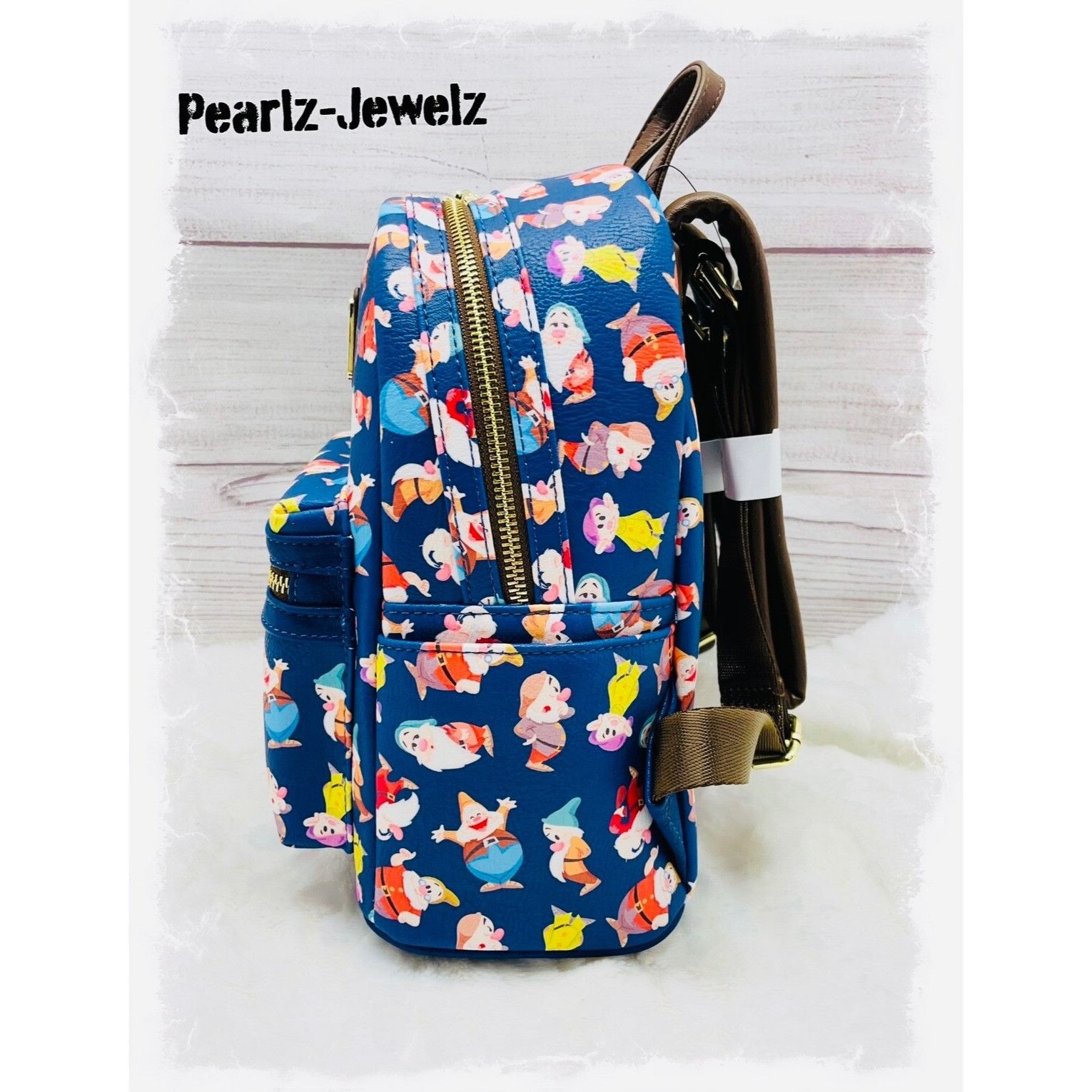 Disney Loungefly Disney Snow White & Seven Dwarfs Allover Print Min Size ONE SIZE - 3 Thumbnail