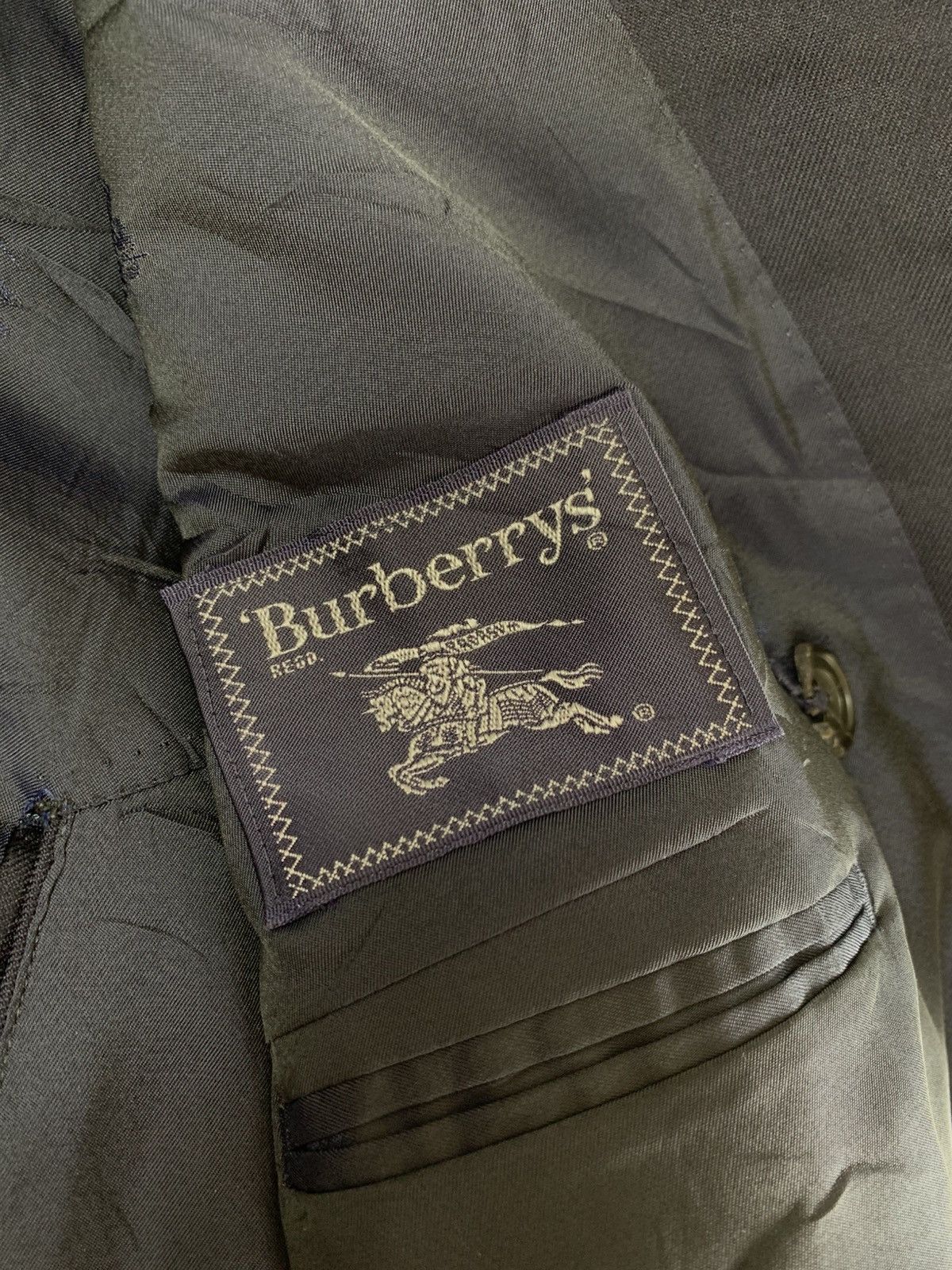 Burberry Burberrys vintage wool blazers men/ loropiana thierry mugler Size 38R - 7 Thumbnail
